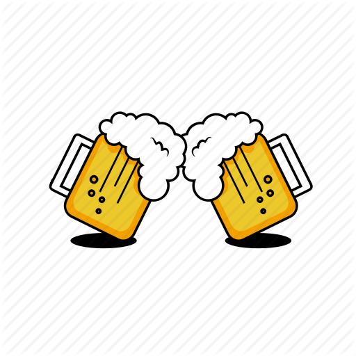 512x512 Beer, Cheers, Foam, Glass, Graphicdesign, Mugs, Vector Design Icon