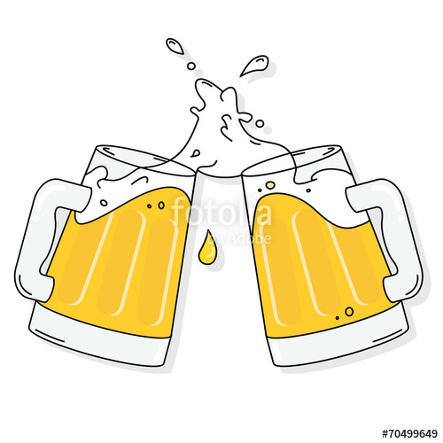 500x500 Beer Cheers. Vector. Stock Image And Royalty Free Vector Files On