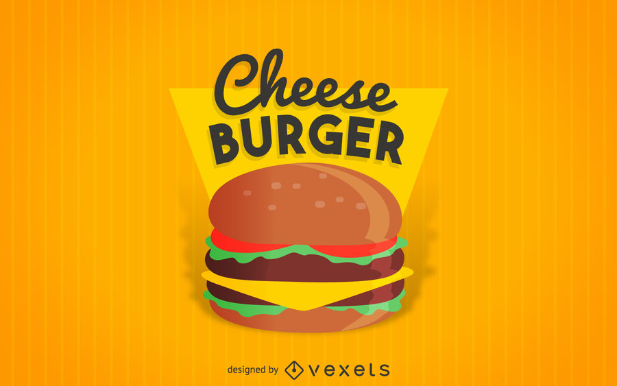 900x563 Cheese Burger Label