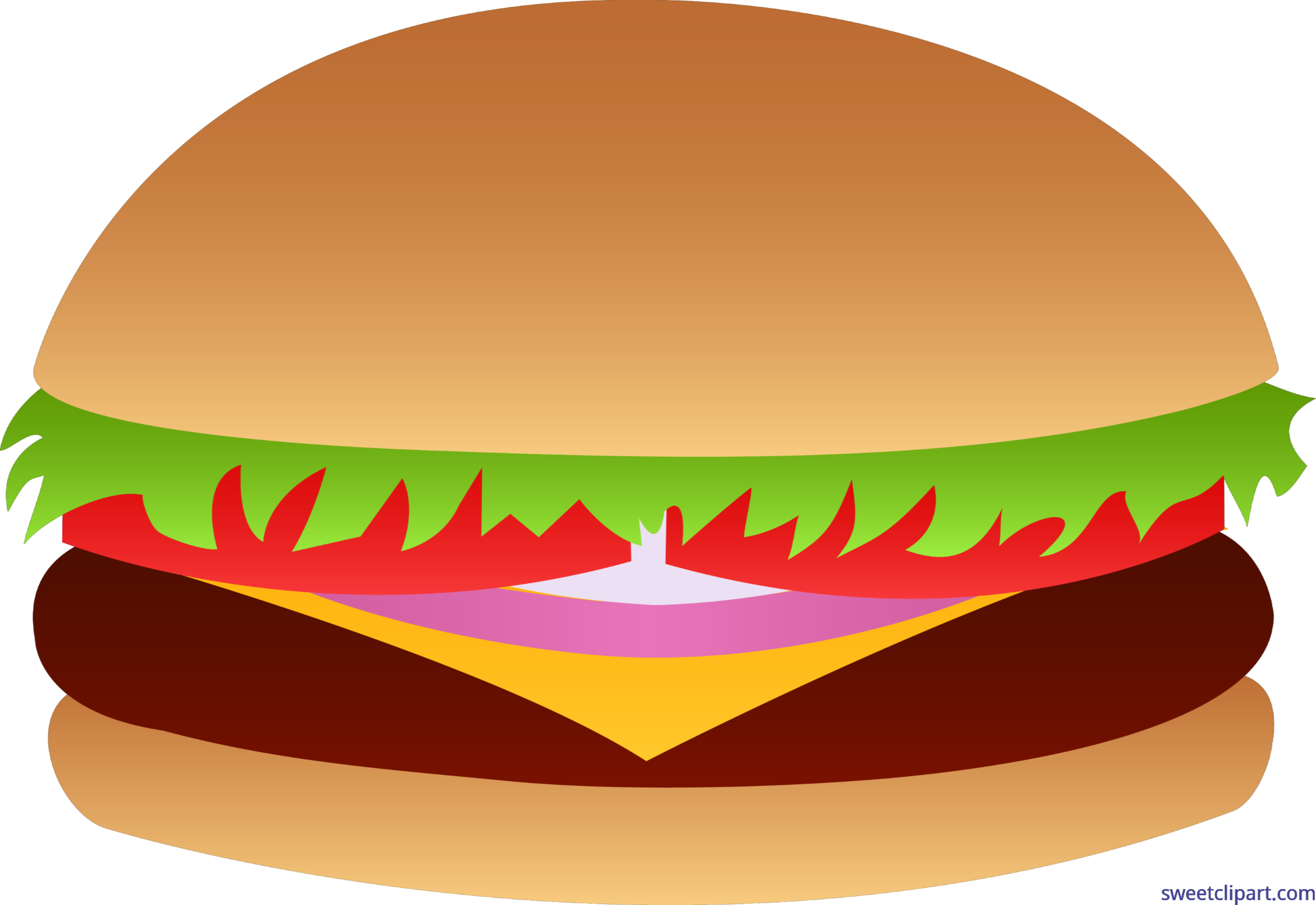7593x5221 Cheeseburger Vector Clip Art