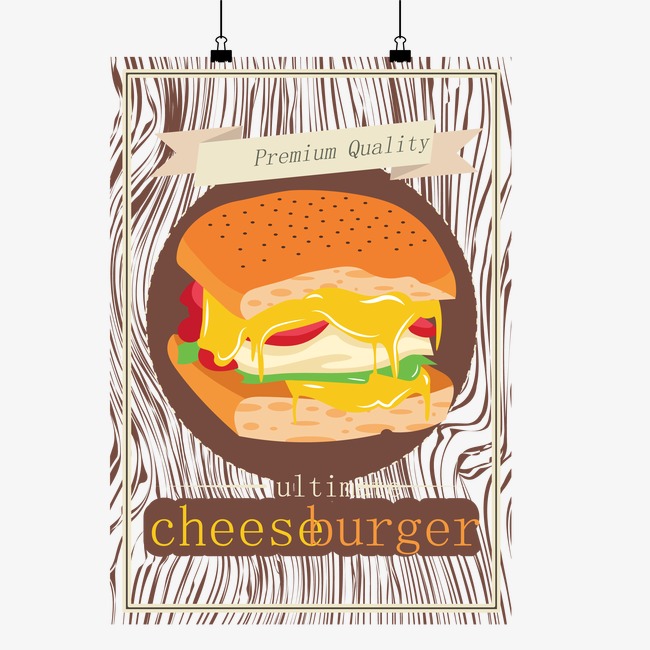 650x650 Cheeseburger Vector Material Cards, Cheese, Hamburger, Food Png