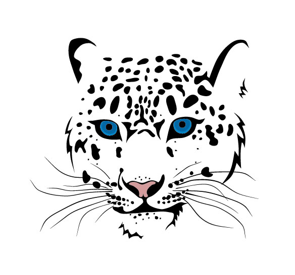 584x546 Set Of Cheetah Vector Picture Art 13 Free Download