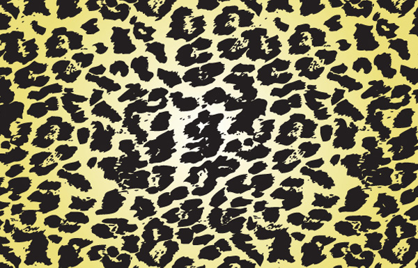 600x385 Leopard Animal Print Vector Background