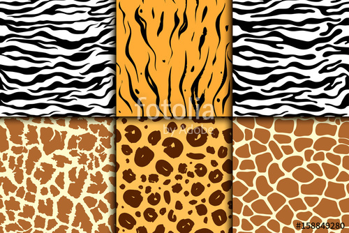 500x334 Seamless Pattern With Cheetah Skin. Vector Background. Colorful