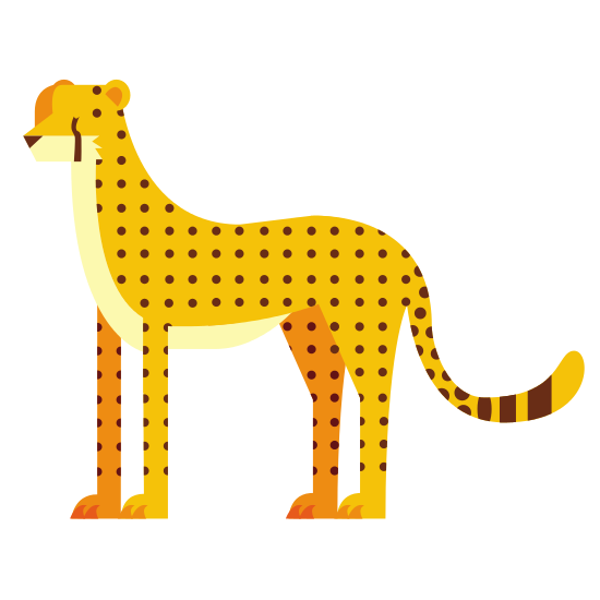 550x550 Collection Of Free Cheetah Vector White Background. Download On