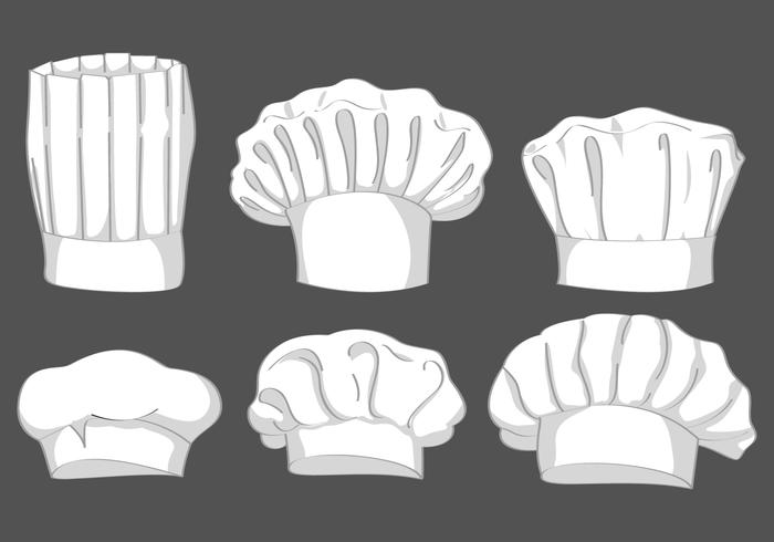 700x490 Chef Hat Vector Set