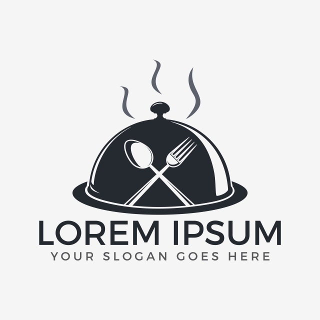 640x640 Chef Logo Vector Design Icon Of Dinner Hat With Fork, Bakery