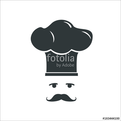 500x500 Chef Icon. Vector Illustration Stock Image And Royalty Free