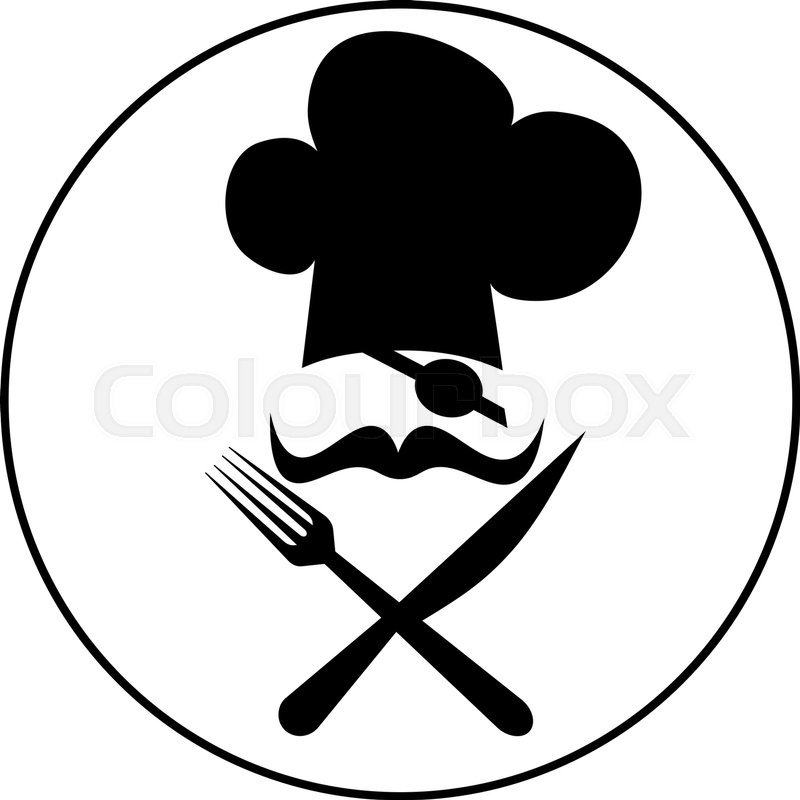 800x800 Icon Chef Food Item, Restaurant Fast Food, Vector,logo Stock