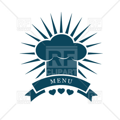 400x400 Chef Cap Menu Logo Vector Image Vector Artwork Of Icons And