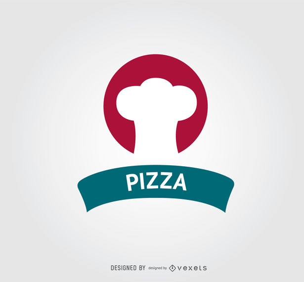 615x570 Chef Hat Circle Pizza Logo