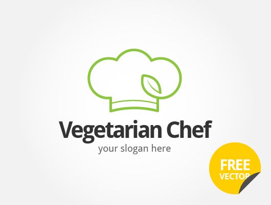 530x400 Vegetarian Chef Logo (Vector) Logoranding Inspiration