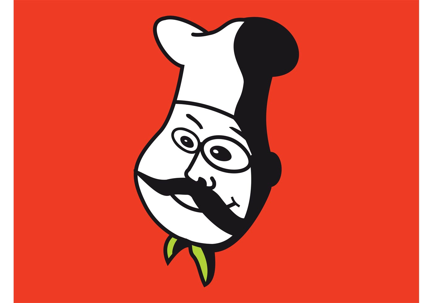 1400x980 Chef Logo Free Vector Art