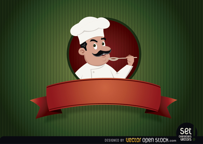 840x594 Restaurant Logo With Chef
