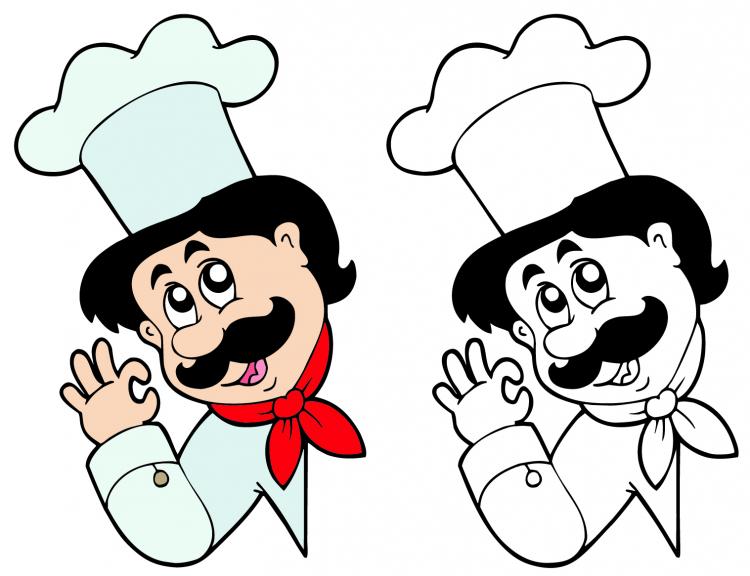 750x576 Cartoon Characters Chef 06 Vector Free Vector 4vector