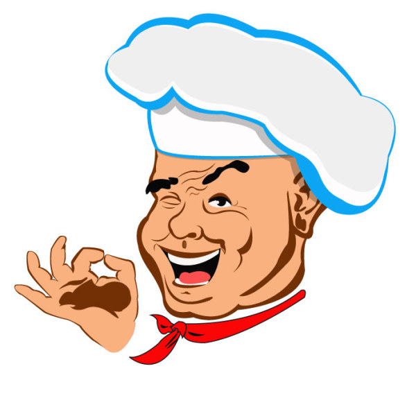 600x600 Cartoon Chef Vector Material 11 Free Download Web
