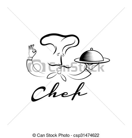 450x470 Chef Vector Design Template.