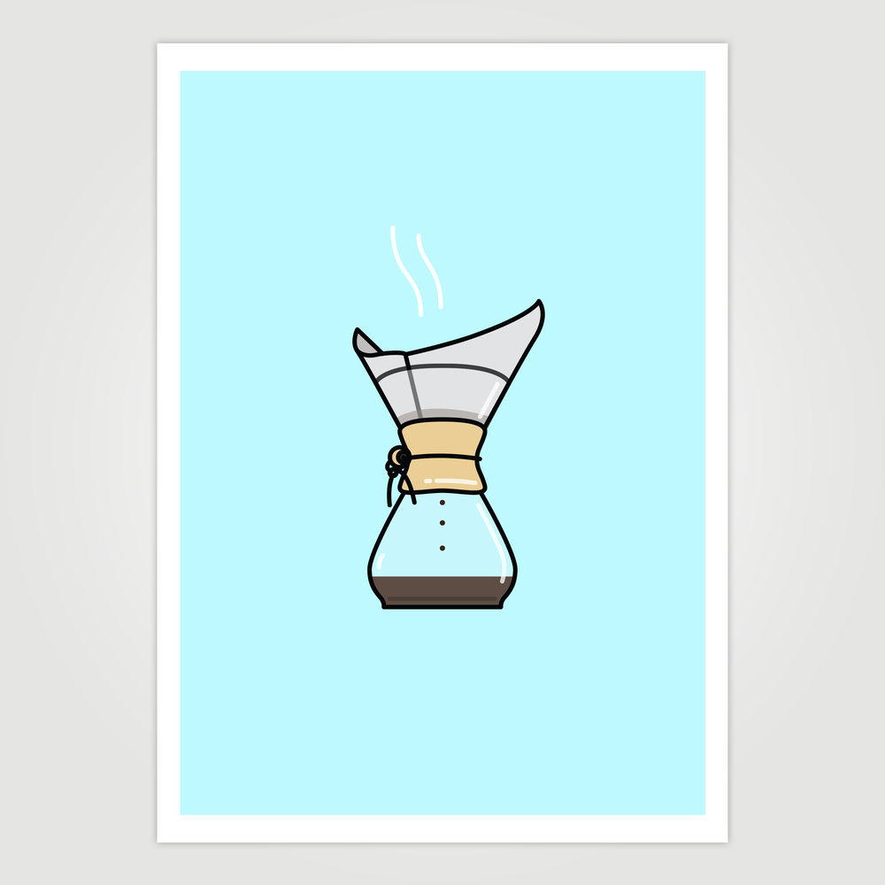 1000x1000 Chemex Vector Illustration Boelter Design Co.