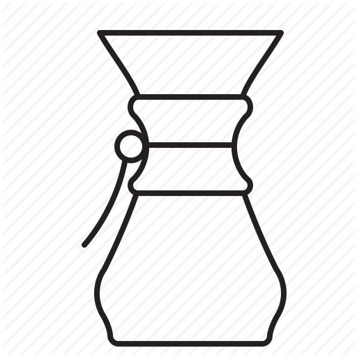 512x512 Brew, Cafe, Chemex, Coffee, Coffee Maker, Drink, Glass Icon