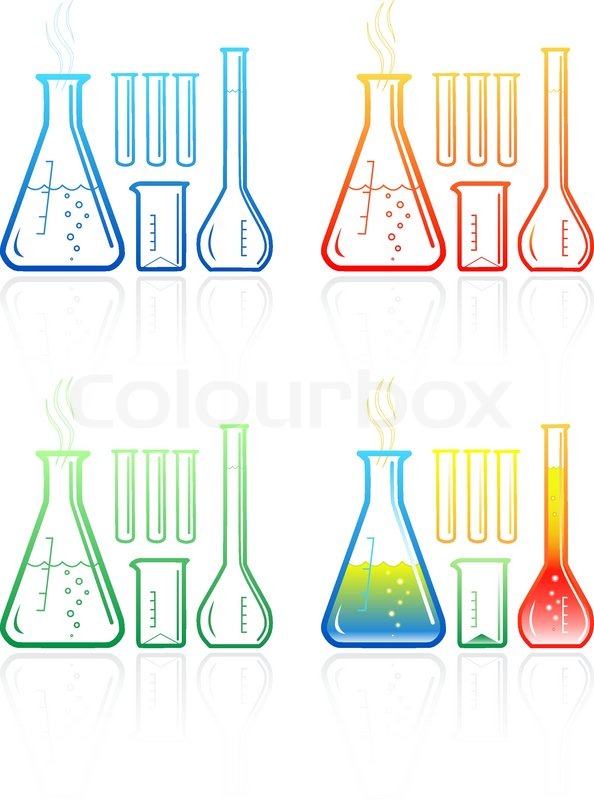 594x800 Vector Chemical Test Tubes Icons Stock Vector Colourbox
