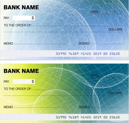 543x518 Cheques Templates Vector Ai Format Free Vector Download