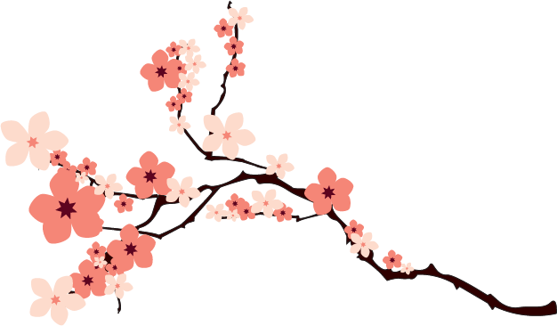 626x366 Collection Of Free Vector Tree Cherry Blossom. Download On Ubisafe