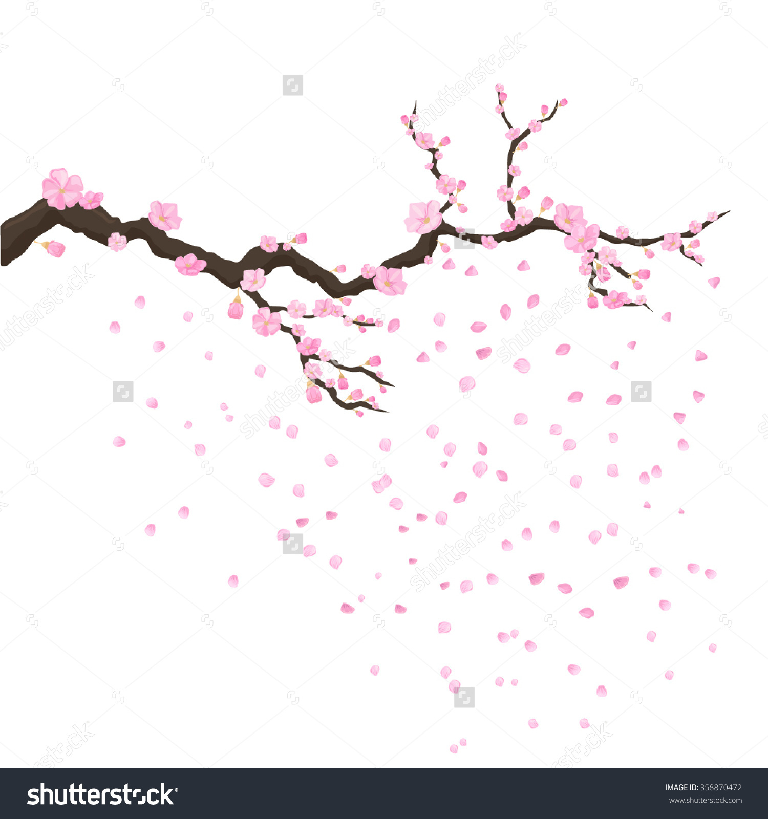 1500x1600 Petal Clipart Sakura