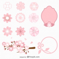 200x200 Cherry Blossom Vector Free Download Free Vector Graphic Art Free