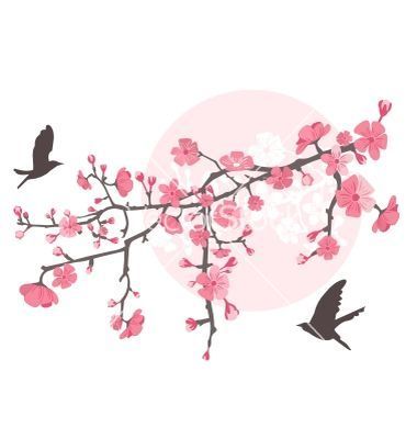 380x400 Cherry Tree Vector
