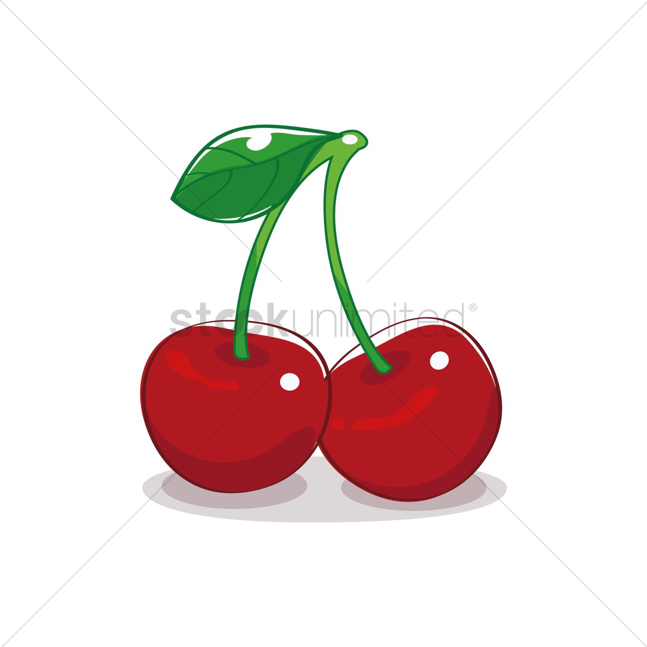 1300x1300 Free Cherry Vector Image