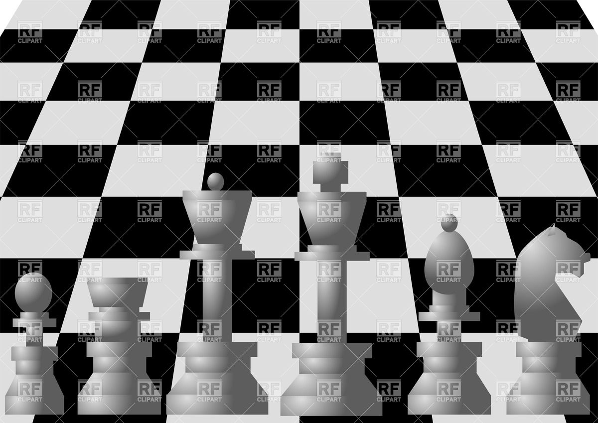 1200x849 White Chess On Chess Board Vector Image Vector Artwork Of Sport