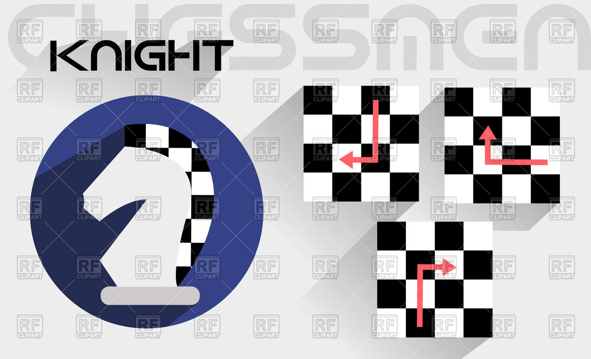 1200x730 Moves Of Chess Knight Vector Image Vector Artwork Of Sport And