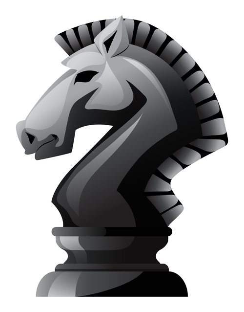 500x638 Horse Chess Vector Material 02 Free Download