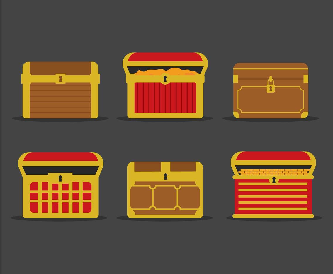 1136x936 Flat Treasure Chest Illustration Vectors Vector Art Amp Graphics