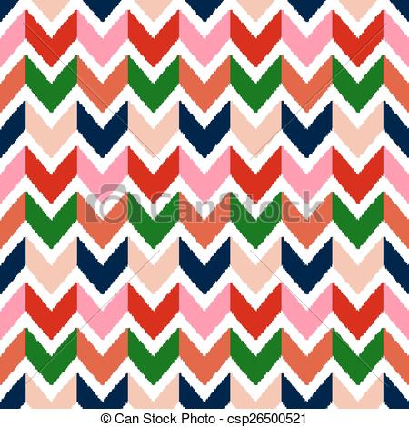 450x470 Seamless Chevron Pattern Vector Illustration