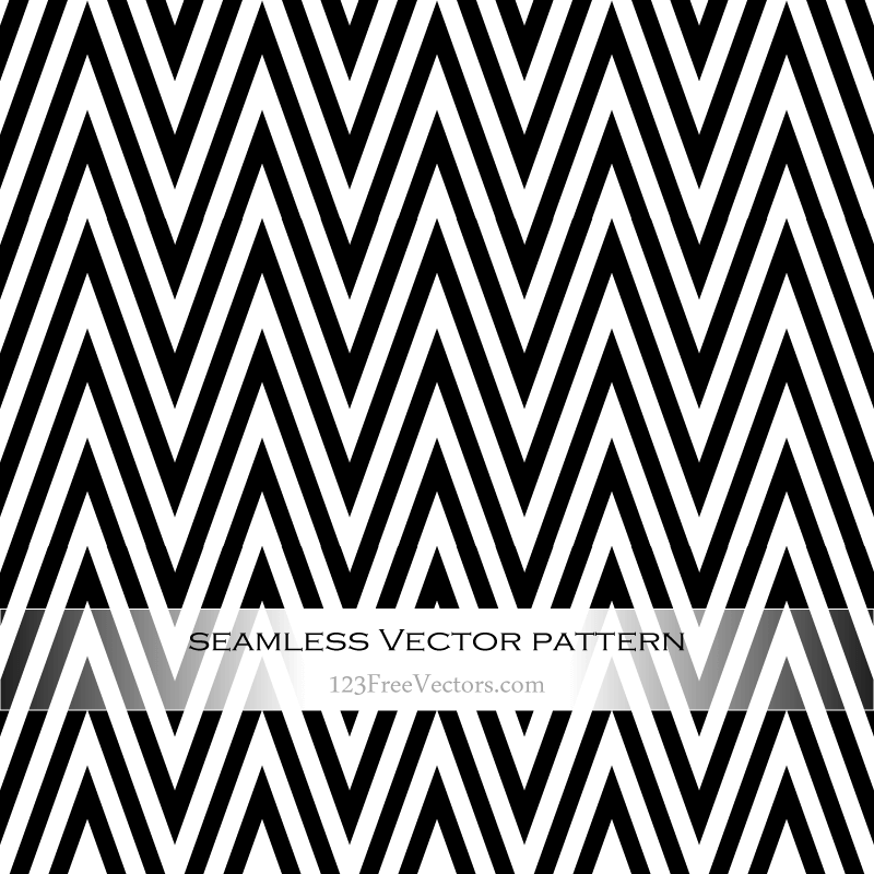 800x800 Black And White Chevron Seamless Pattern Vector 123freevectors