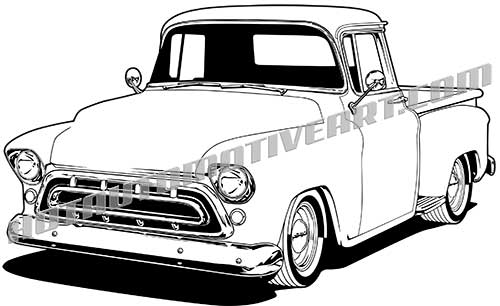 500x306 1957 Chevy Truck, High Quality, Buy Two Images, Get A Third Image Free