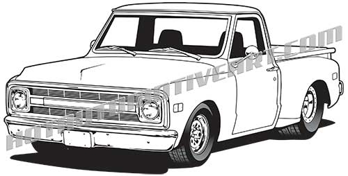 Chevy Truck Vector at GetDrawings | Free download