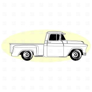 Chevy Truck Vector at GetDrawings | Free download