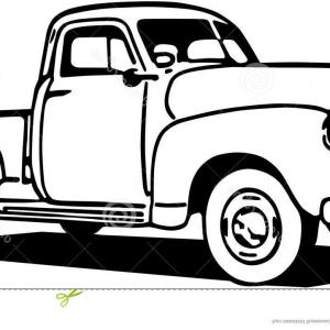 300x300 Set Of Old Retro Car Pickup Side View Vector Clipart Arenawp