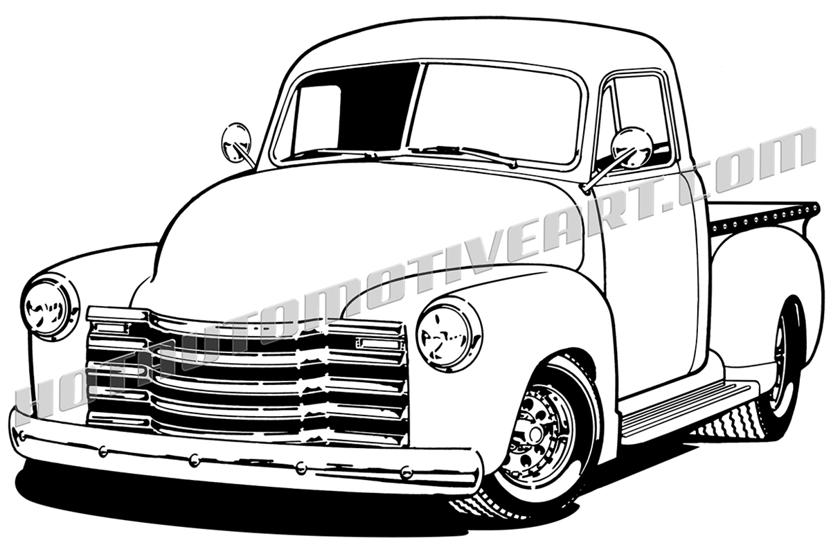 1200x800 1948 Chevy Pickup, Buy Two Images, Get A Third Image Free