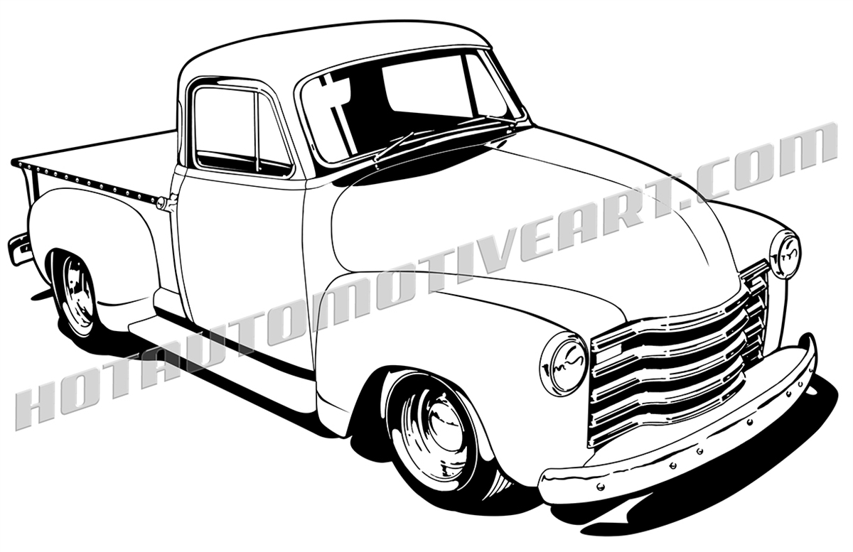 1200x777 1948 Chevy Pickup Truck, Buy Two Images, Get A Third Image Free