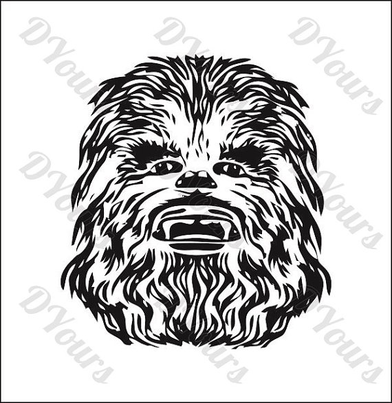 570x587 Chewbacca Star Wars Vector Model