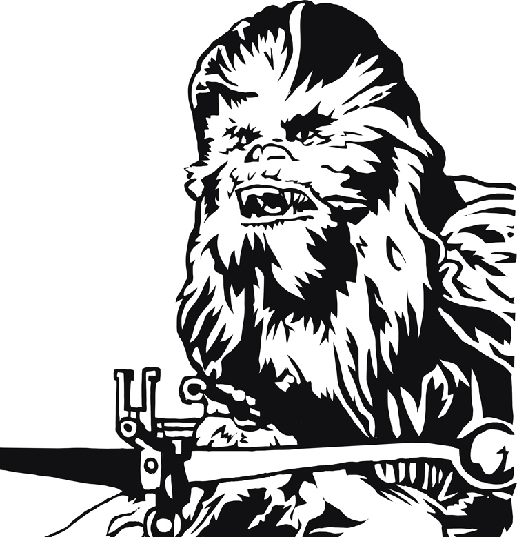 750x779 Chewbacca Vector By Swaptrick