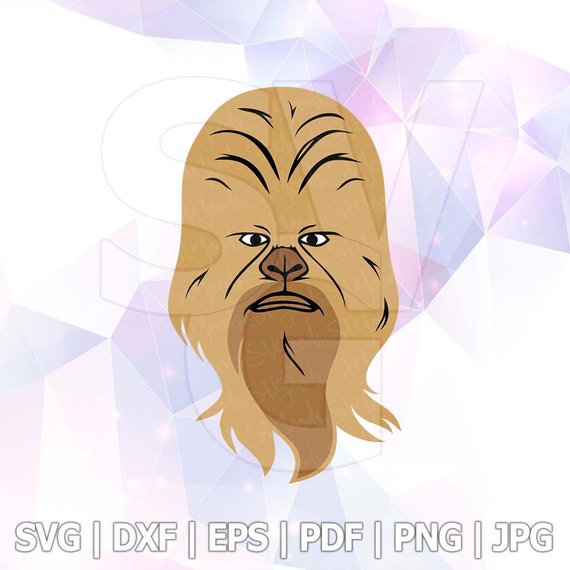 570x570 Svg Star Wars Master Yoda Chewbacca Dxf Eps Pdf Vector Files Etsy