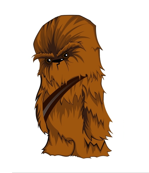 595x694 Vector Star Wars Character Chewbacca