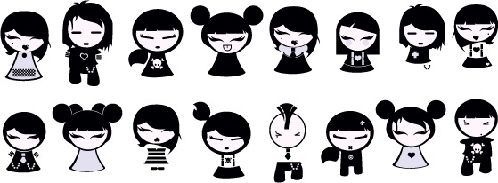 559x206 Free Download Vector Chibi Free Vector Download (14 Free Vector