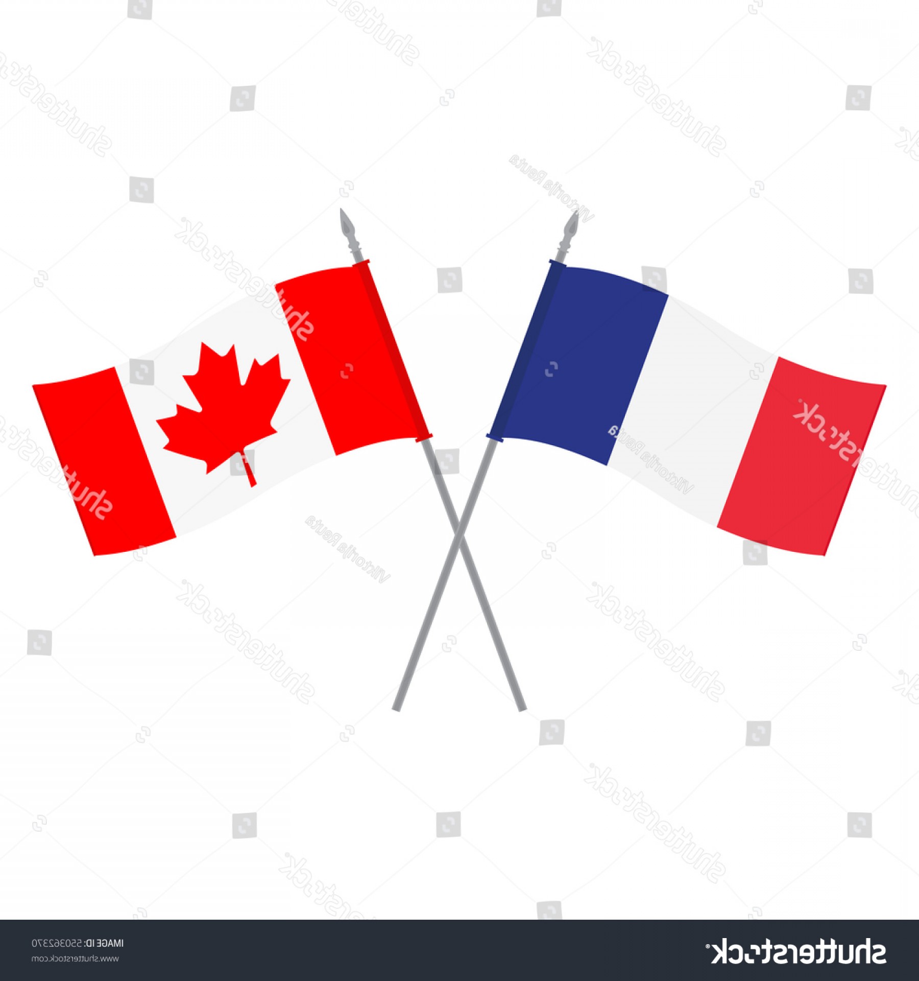 1800x1920 Vector Illustration Canadian French Flag Flags Lazttweet