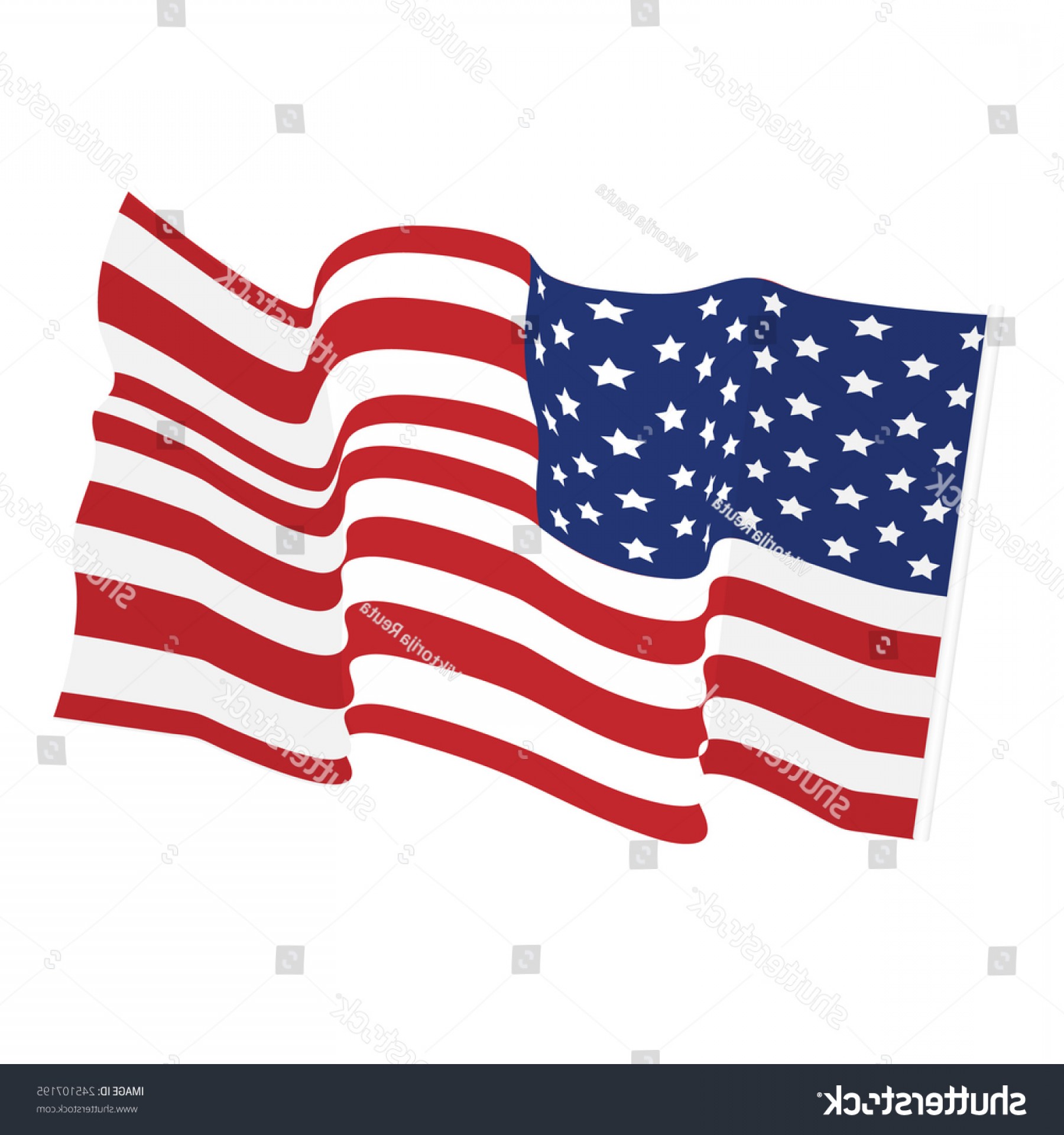 1800x1920 American Waving Flag Vector Icon National Lazttweet