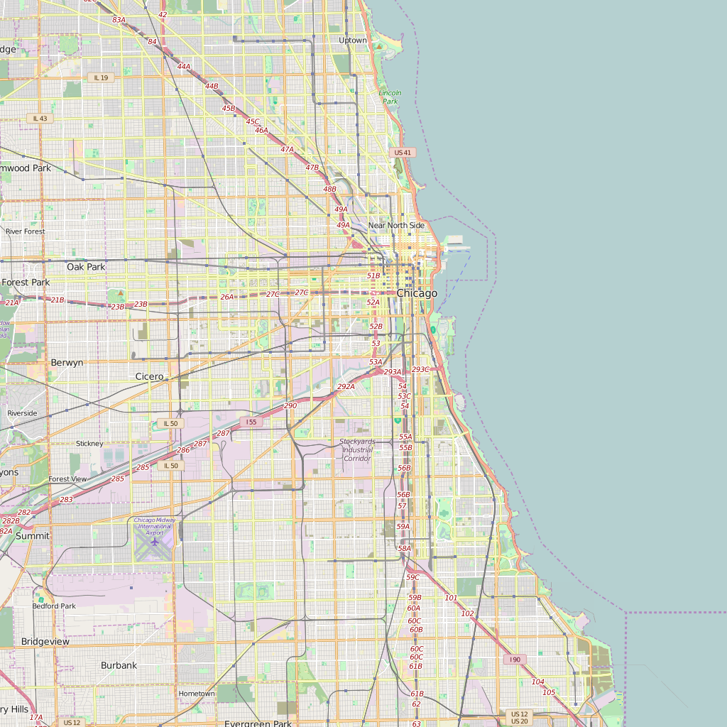 Chicago Map Vector at GetDrawings | Free download